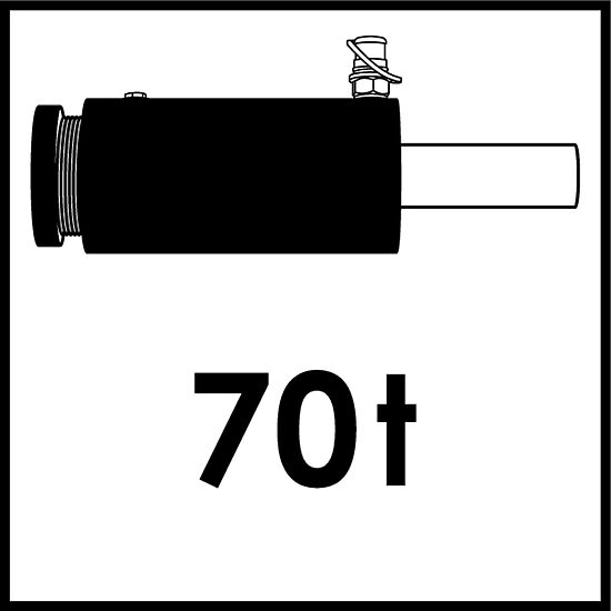 vigor hydraulikzylinder 70t piktogramm