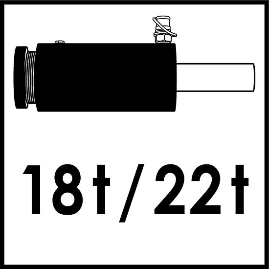 vigor hydraulikzylinder 18t 22t piktogramm