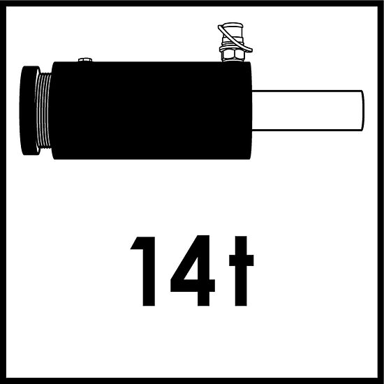 vigor hydraulikzylinder 14t piktogramm