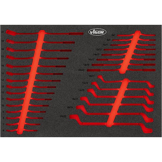 Schraubenschlüssel-Einlage ∙ leer ∙ L