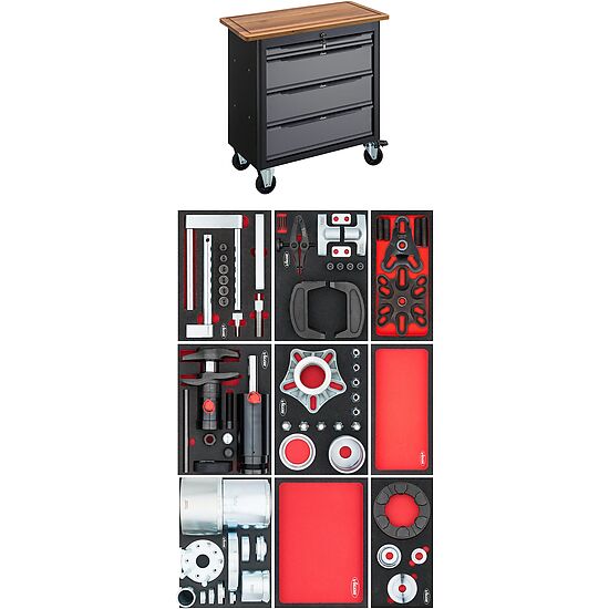 Mobile Werkbank Series XL mit Spezialwerkzeug Sortiment