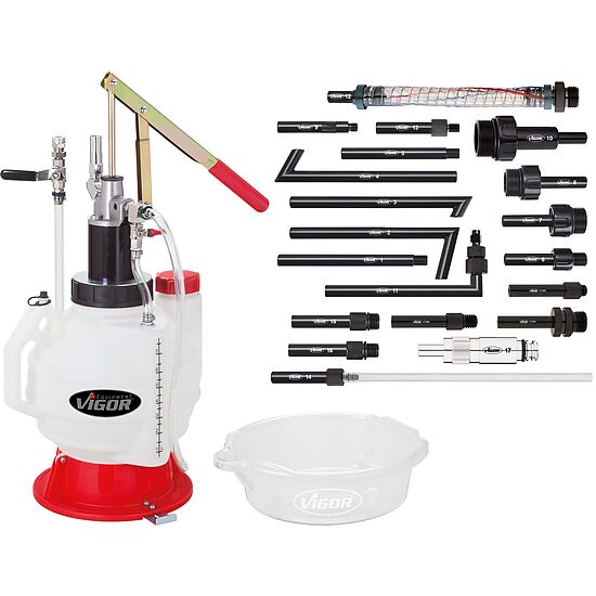 Oil filling device ∙ with adapter set