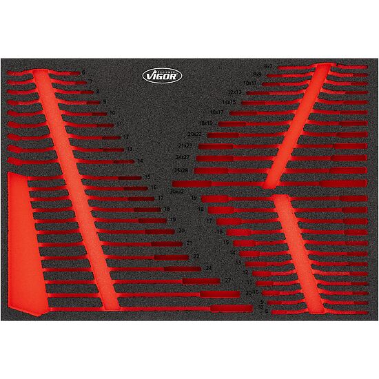 Schraubenschlüssel-Einlage ∙ leer ∙ L