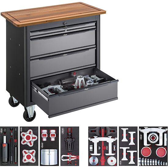 Mobile Werkbank Series XL mit Spezialwerkzeug Sortiment