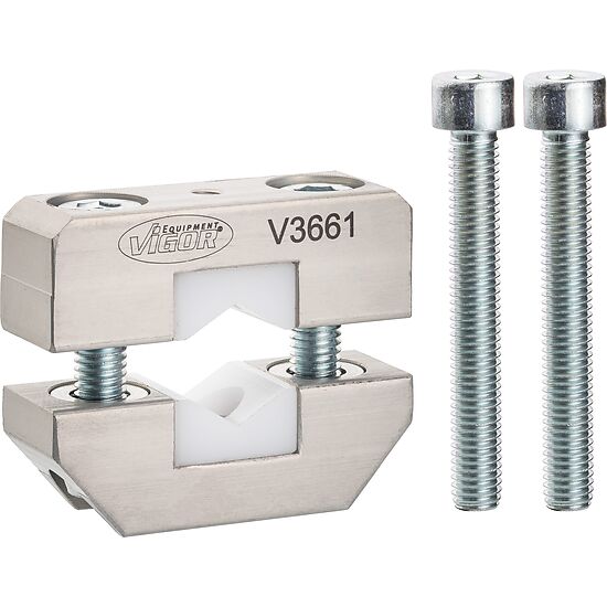 Clamping piece ∙ with plastic protective jaws ∙ universal