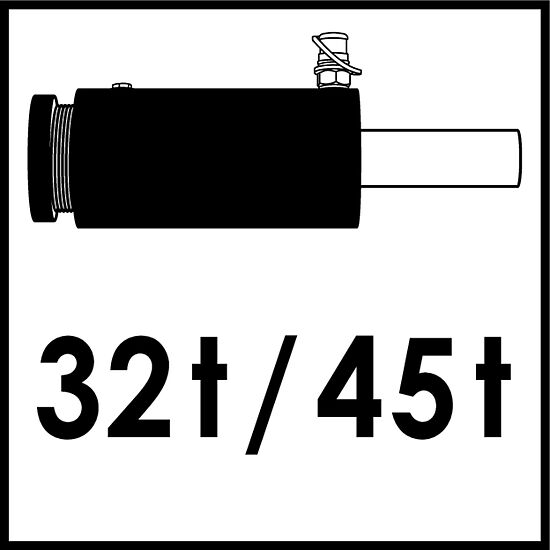vigor hydraulikzylinder 32t 45t piktogramm