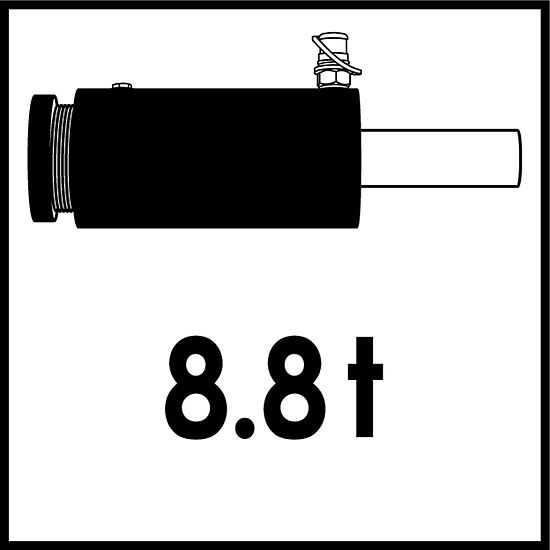 vigor hydraulikzylinder 8 8t piktogramm
