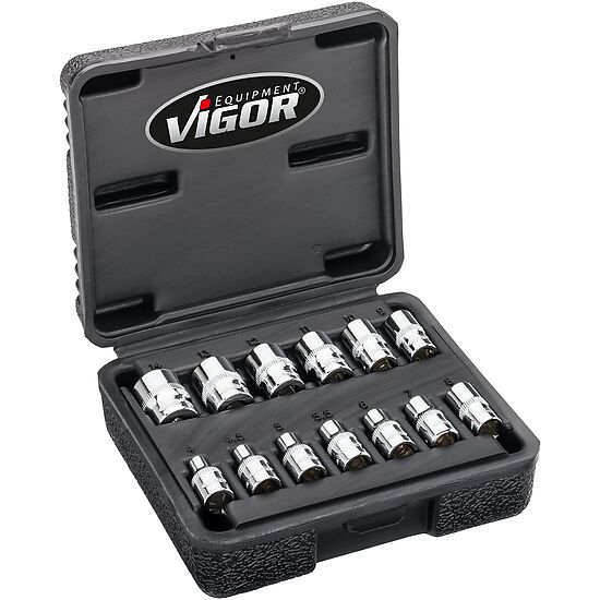 <sup>1</sup>⁄<sub>4</sub>″ Steckschlüssel Satz ∙ Außen Doppelsechskant