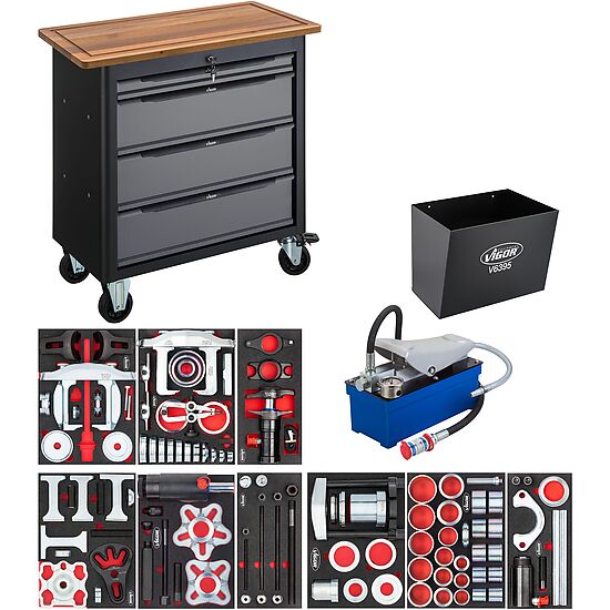 Mobile Werkbank Series XL mit Spezialwerkzeug Sortiment