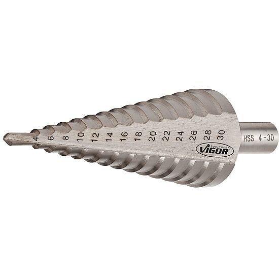 HSS-Stufenbohrer ∙ 4 – 30 mm