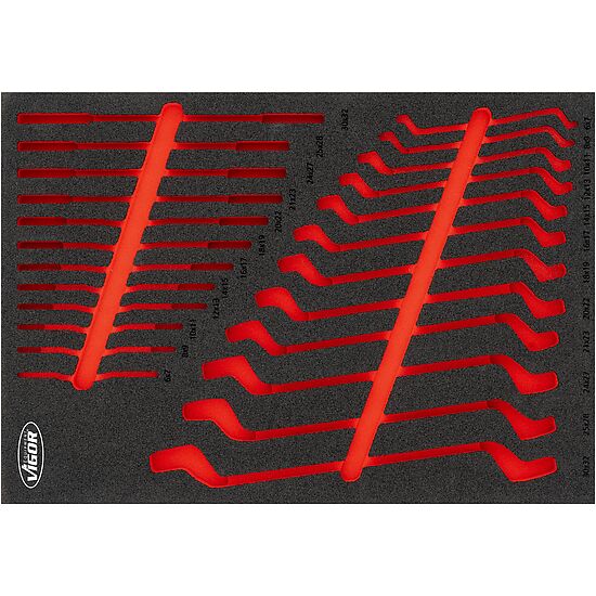 Schraubenschlüssel-Einlage ∙ leer ∙ L