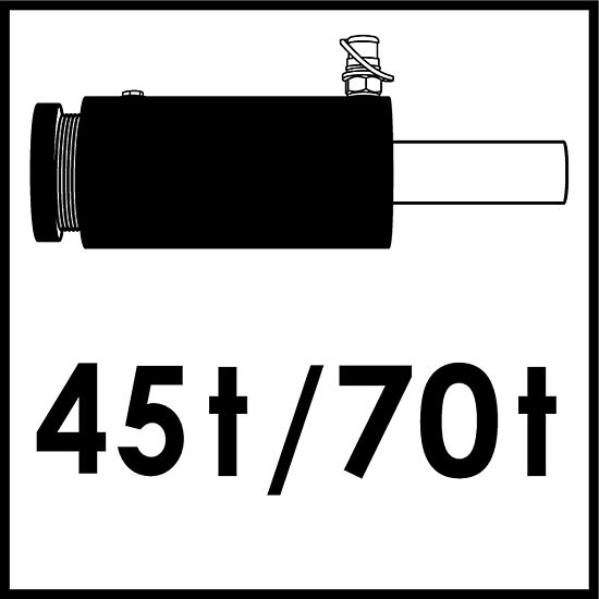 vigor hydraulikzylinder 45t 70t piktogramm