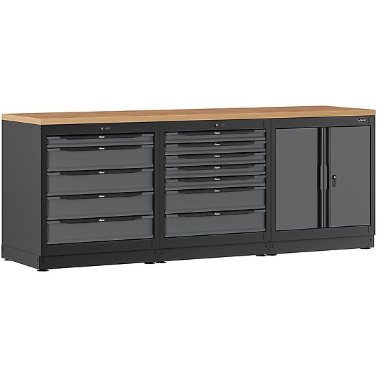 Schrankwand-Kombination ∙ Starter-Paket ∙ Holz