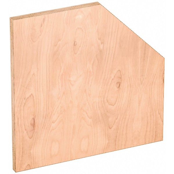 Tablero de trabajo de madera ∙ pentagonal