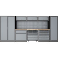 Double hinged-doors lower cabinet · extra deep