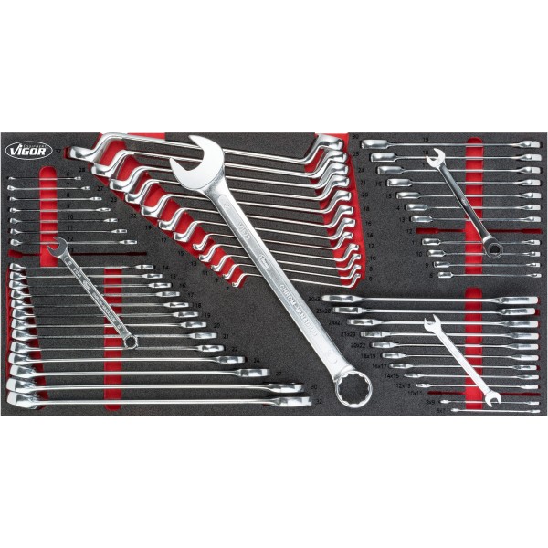 Combination wrench, double box-end wrench, double open-end wrench set for series XL