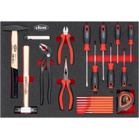 Hammer, pliers and screwdriver set