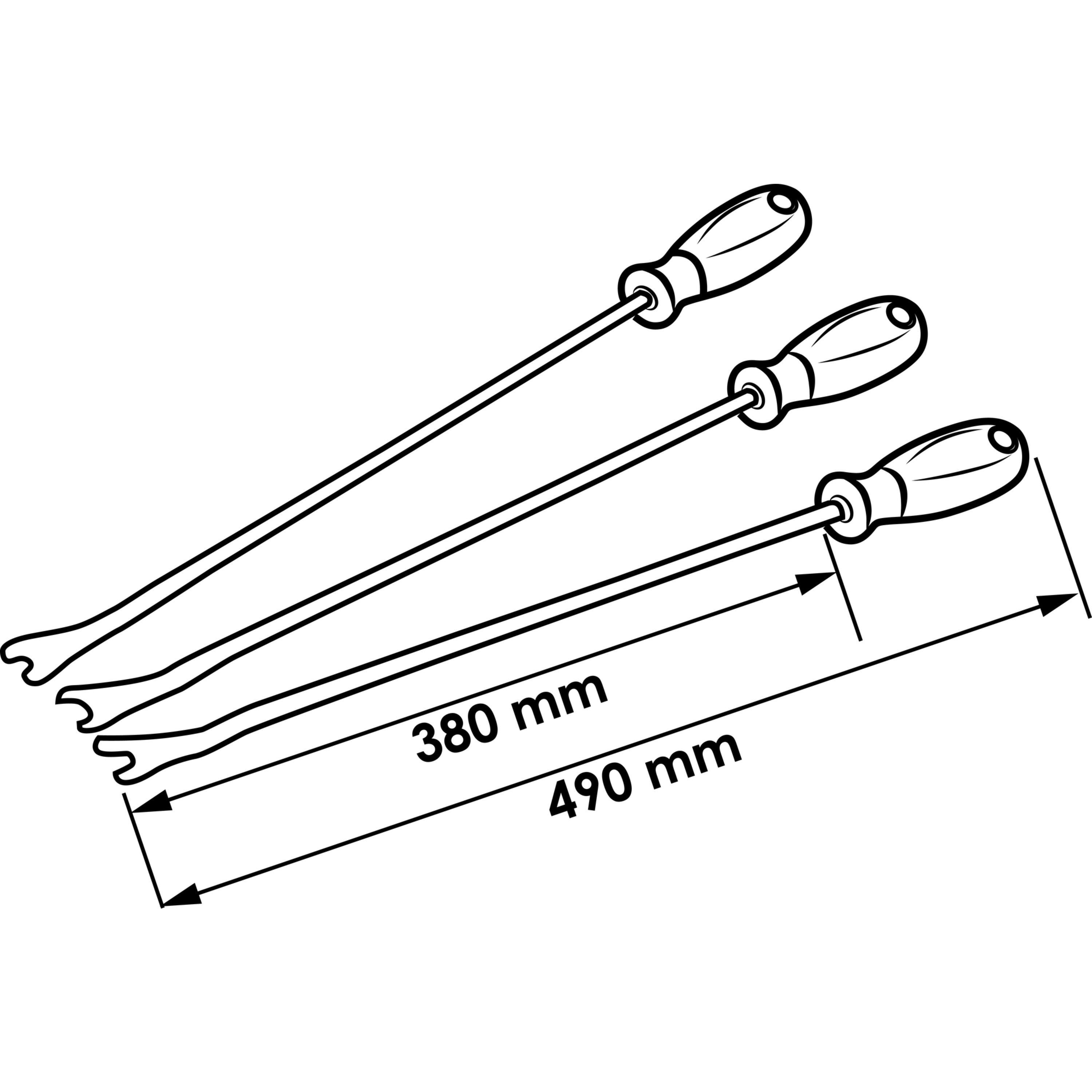 Esser Tools - Werkzeuge und mehr - Vigor V2494 Doppel-Clipheber, Länge: 200  mm x Breite 30 mm