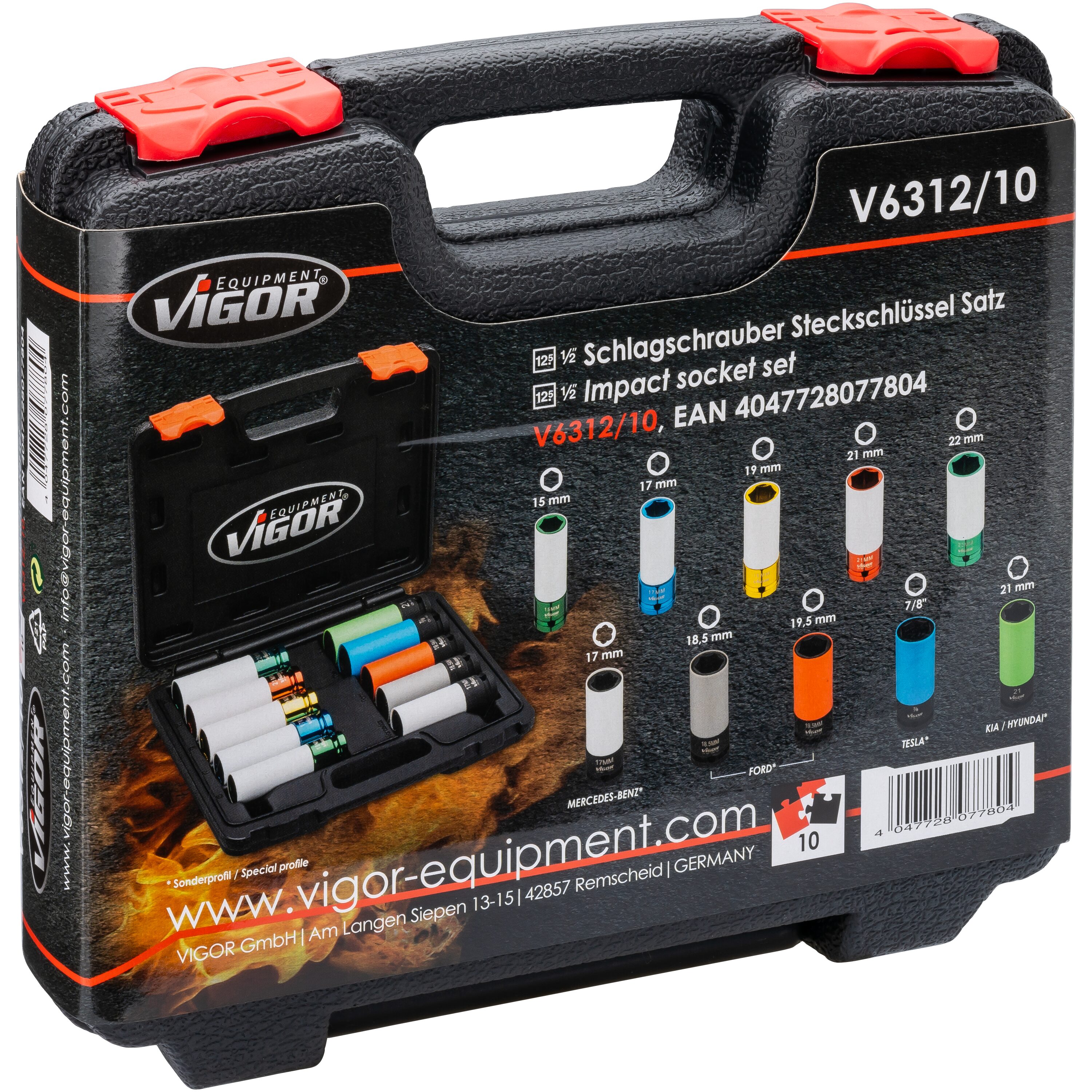 VIGOR® - Stoßdämpfer-Werkzeug Satz ∙ V6452 ∙ 14-teilig